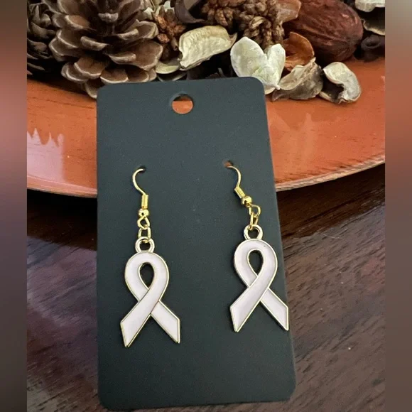 Breast Cancer Awareness Earrings - Picture 1 of 1